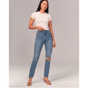 Women's Abercrombie Ultra High Rise 90s Slim Straight Jeans